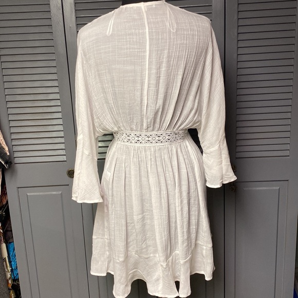 Love Tree White, Robe Kimono Cover Up - Small - Picture 3 of 12